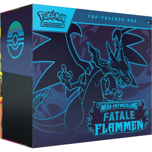 Pokémon Top-Trainer-Box Fatale Flammen Deutsch – Mega-Entwicklung